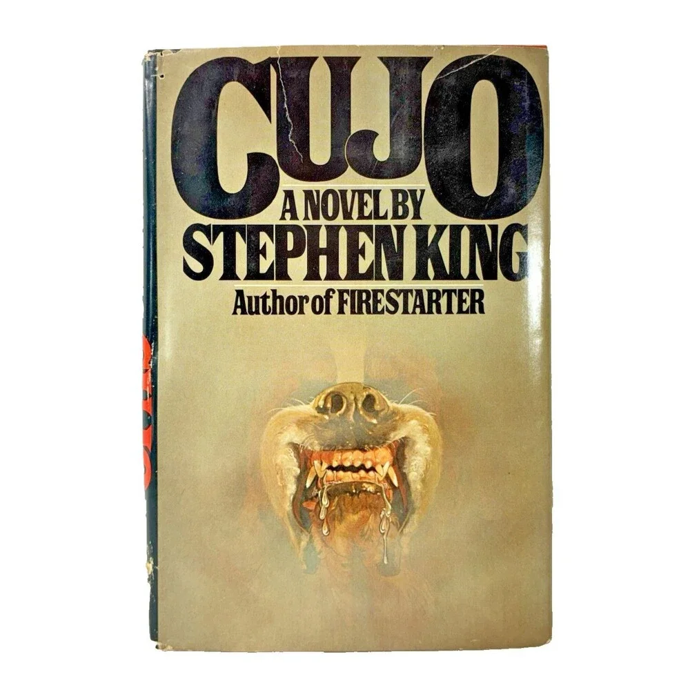 Cujo by Stephen King Vintage 1981 Viking Press First Edition Hardback Book